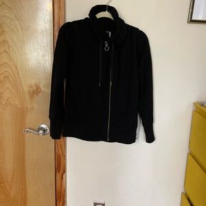 Black zip up sweatshirt